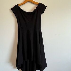 Elegant Windsor Black High Low Dress